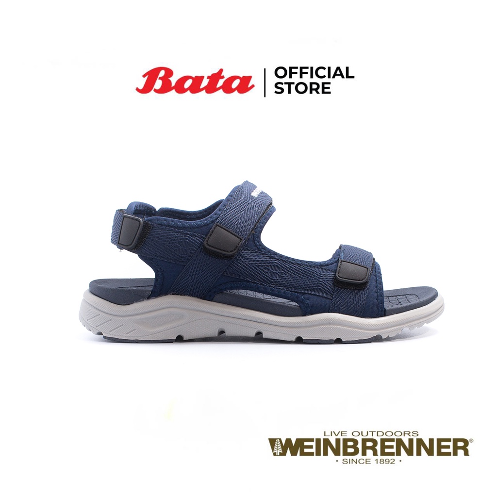 bata-บาจา-ยี่ห้อ-weinbrenner-รองเท้าแตะ-รองเท้ารัดส้น-สวมลำลอง-เพื่อสุขภาพ-ทะมัดทะแมง-สำหรับผู้ชาย-รุ่น-sheffield-สีน้ำเงิน-8519052