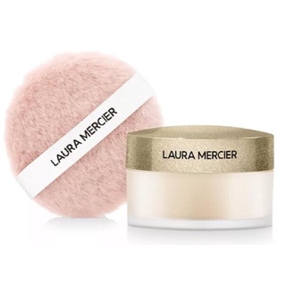 Laura Mercier Set for Perfection Translucent Loose Setting Powder &amp; Puff  Limited Edition 💌ทักแชทเช็คสต๊อกก่อนนะ♥️