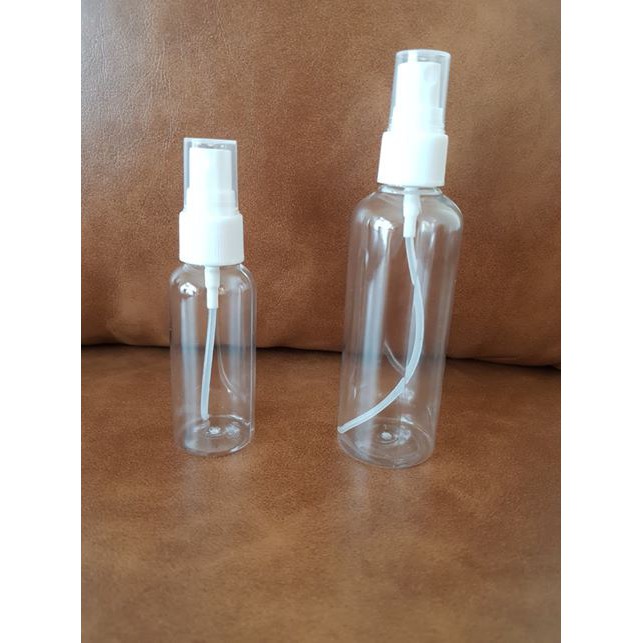 พร้อมส่งในไทย-ส่งของทุกวัน-ขวดสเปรย์เปล่าพลาสติกใสขนาด-50-ml-และ-100-ml-ถูกที่สุด-spray-bottle