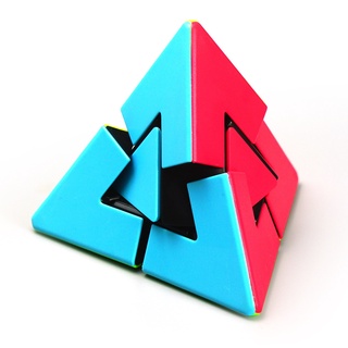 Fanxin Pyraminx Duo 2x2 รูบิคความเร็วแปลก ไร้สติกเกอร์