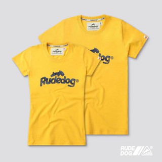 Rudedog เสื้อยืด รุ่น Logo21 สีเหลือง (ราคาต่อตัว)