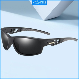 Ptq แว่นตากันแดด เลนส์โพลาไรซ์ UV400 สําหรับผู้ชาย เหมาะกับการขับขี่ เล่นกีฬา ขี่จักรยาน ตกปลา