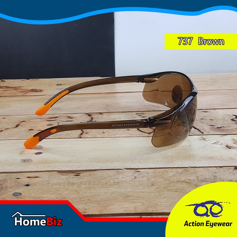 action-eyewear-รุ่น-737-brown-แว่นตานิรภัย-แว่นกันแดด2020-แว่นตากันuv-แว่นกันแดดผู้ชายสวยๆ-แถมฟรี-ซองแว่น