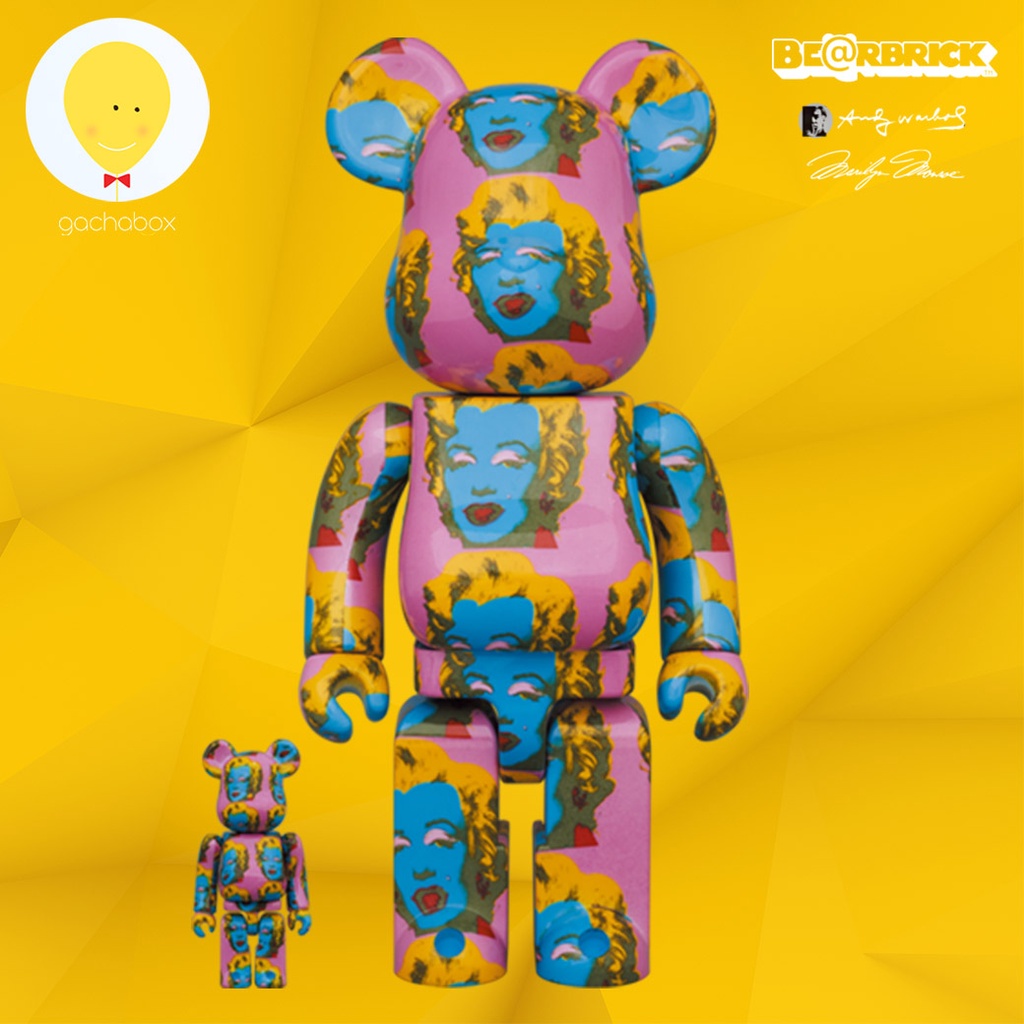 Medicom Toy | Buy Be@rbrick Warhol X Marilyn Monroe #2 100% + 400% Set online | Good As Gold, NZ