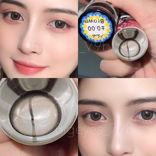 ✨Brown  ขนาดตาโต (Bigeyes) ☀️กรองแสง uv ✔️จดทะเบียนถูกต้อง 🇰🇷คอนแทคเลนส์สัญชาติเกาหลี🇰🇷