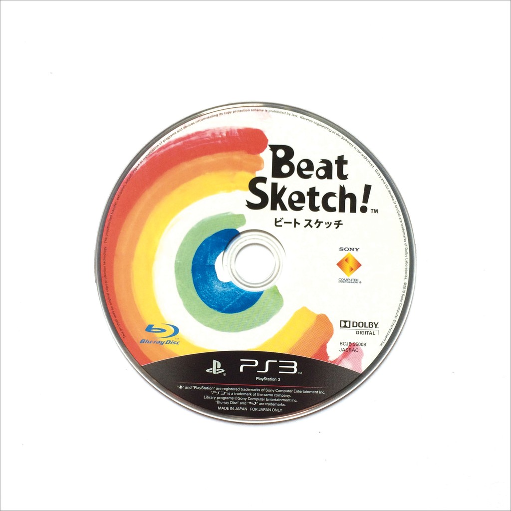 แผ่นเกม Beat Sketch (แผ่นเปล่า) เครื่อง PS3 (PlayStation 3) | Shopee ...