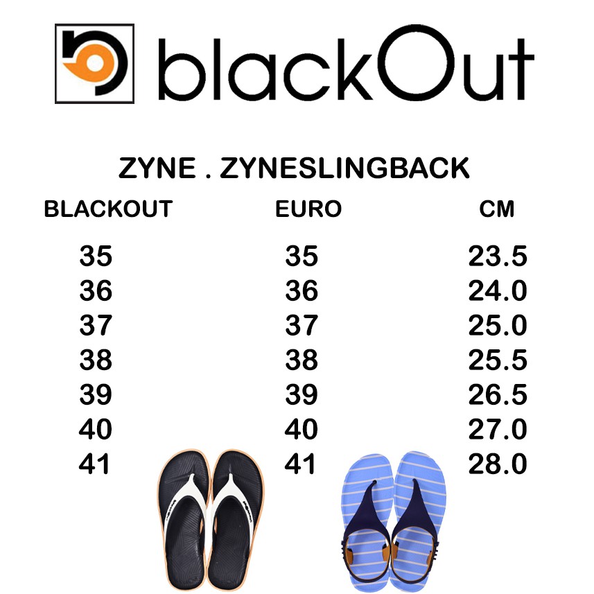 blackout-zyne-รองเท้าแตะ-รองเท้ายางกันลื่น-พื้นส้มหูส้มเหลือง