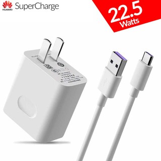 ชุดชาร์จแท้ Super Charger HUAWEI​ 5T/NOVA3E แท้ 100 % Huawei SuperCharge Huawei​ ​P10/P30/P20/Pro/P30PRO​ รับประกัน 1 ปี