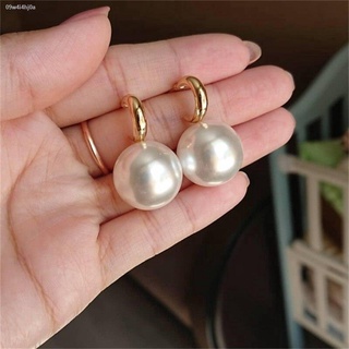 เครื่องประดับ❖☬❒Round Big Pearl Earrings Hot Sale Simple Joker OL Style Earrings For Women Fashion (A14-02-17)