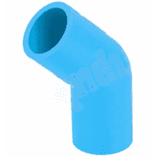 ข้องอ 45 -หนา ฟ้า ELBOW 45 -WS B 40 (1 1/2") - 80 (3")