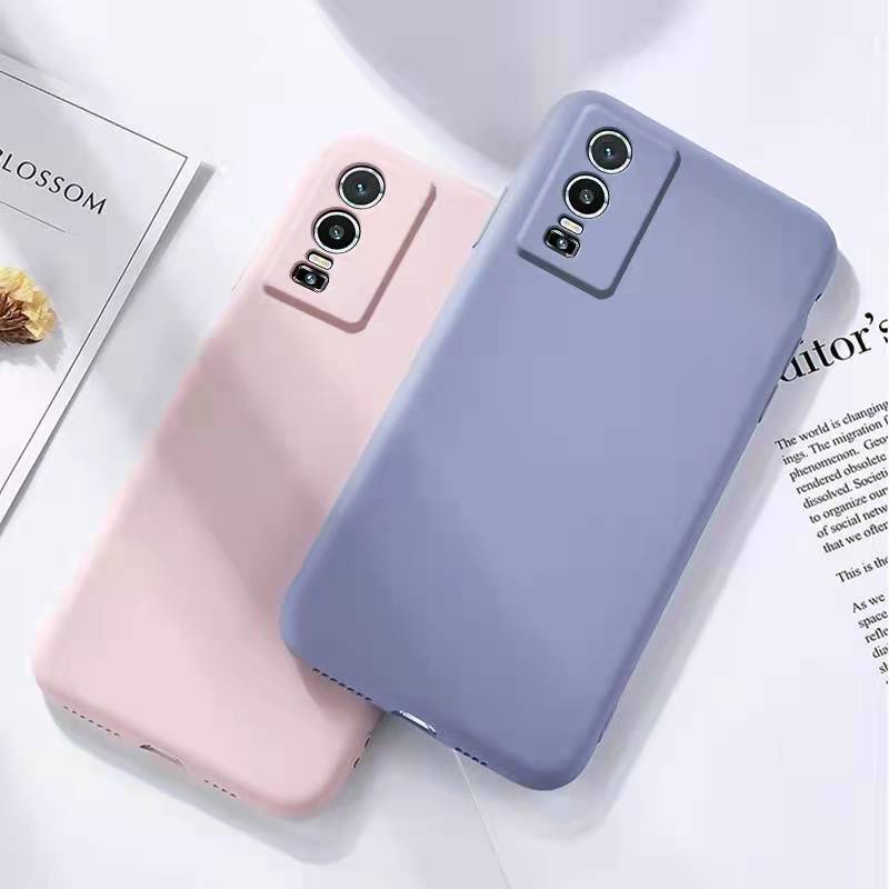 y76-พร้อมส่งในไทย-เคสtpu-นิ่ม-สีพาสเทลแบบคลุมกล้องvivo-y76-5g