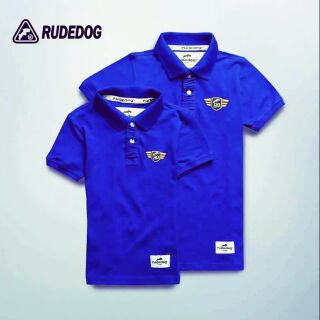 rudedog เสื้อโปโล น้ำเงิน รุ่น Wing