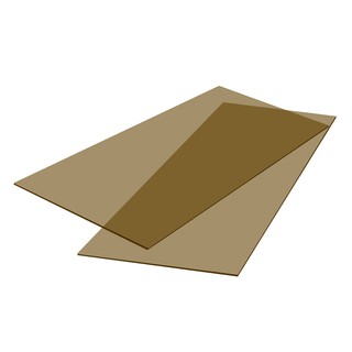 POLYCARBONATE SHEET 122X244X0.3 CM DARK-BROWN แผ่นโพลีคาร์บอเนตแบบตัน SUNSHIELD 122x244x0.3 ซม. สีน้ำตาลเข้ม แผ่นโพลีคาร