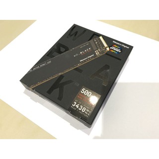 WD BLACK SSD NVMe GAMING 500GB ของใหม่ ประกัน 3 ปี