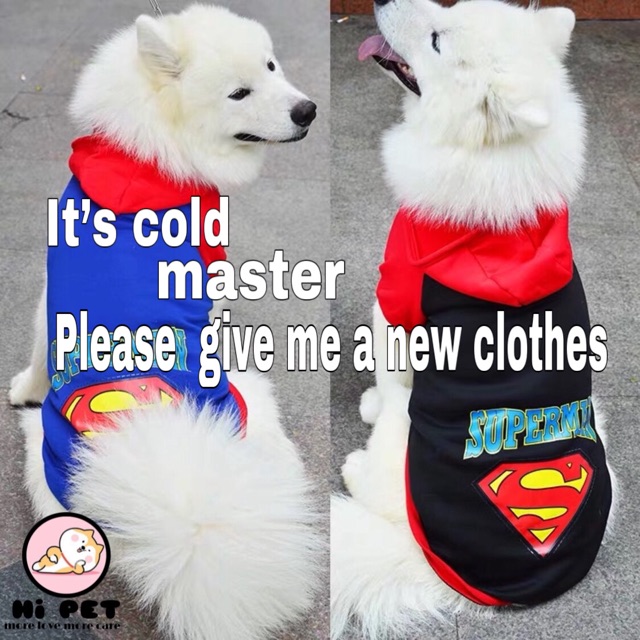 dandan-big-dog-clothes-superman-pet-clothes-เสื้อผ้าสัตว์เลี้ยงแห่งส