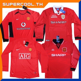 ภาพหน้าปกสินค้าManchester United เสื้อบอลแมนยูย้อนยุคแขนยาว เสื้อแมนยูย้อนยุค เสื้อแมนยูรุ่นเก่า เสื้อฟุตบอลแมนยูแขนยาว RetroVintage ซึ่งคุณอาจชอบราคาและรีวิวของสินค้านี้