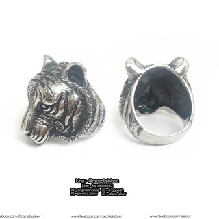 แหวนเสือ เสือ สัตว์ สแตนเลสแท้ stainless 316l แหวนผู้ชาย แหวนแฟชั่น แหวนเท่ๆ แหวนสแตนเลส แหวน ring แหวนเลส allacc
