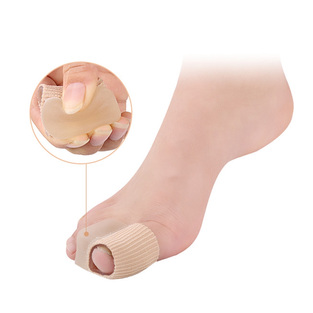 เฝือกซิลิโคน-ใส่คั่นนิ้วเท้า-ป้องกันอาการบาดเจ็บ-ลดแรงกระแทก-1-คู่-นิ้วโป้ง-นิ้วชี้
