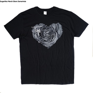 เสื้อยืดโอเวอร์ไซส์เสื้อยืด พิมพ์ลายวง PUMPKINS BLACK ROSE - XLS-4XL