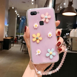 เคส Samsung A33 A73 A52S A52 A32 A12 A13 A22 A42 A72 5G A02 A03 A02S A03S A71 A51 A31 A11 A30 A20 A10S A20S A10 A50 A50S A30S A70 3D ดอกไม้ | DKHT