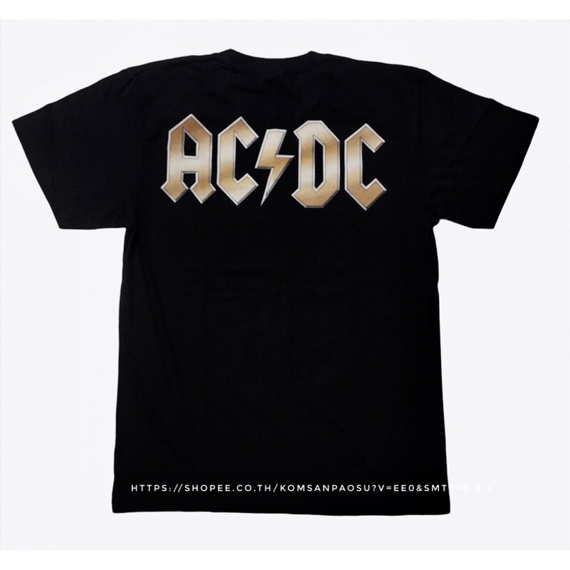 เสื้อยืดวง-acdc-hells-bells-เสื้อวงดนตรีสไตส์วินเทจไซส์ยุโรป