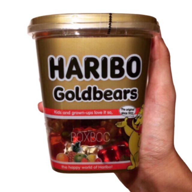 haribo-ฮาริโบ้-เยลลี่ผลไม้รูปหมีนำเข้า-150-กรัม-มีให้เลือก-4-รสชาติ-โกลด์แบร์-โคล่า-เบอร์รี่-ผลไม้รวม
