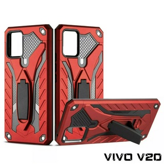 [ส่งจากไทย] Case Vivo V20 เคสวีโว่v20 เคสหุ่นยนต์ เคสไฮบริด มีขาตั้ง เคสกันกระแทก TPU CASE