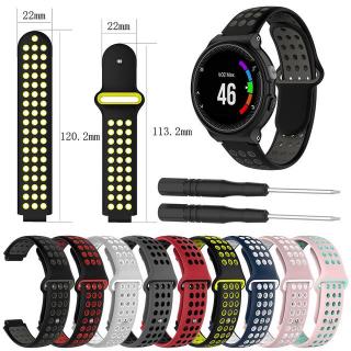Breathable Silicone Replacement Strap Watch Band for Garmin Forerunner 235 / 220 / 230 / 620 / 630 / 735 / 645