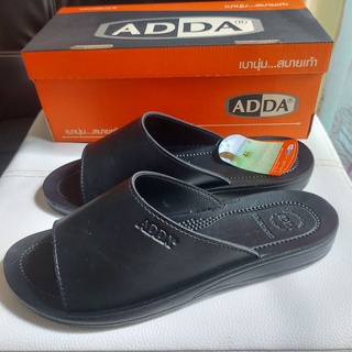 ADDA รองเท้าแตะลำลองแบบสวมพื้นPU รุ่น 7F13 สีดำของแท้ ไซส์ 40-43