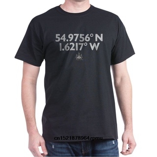 เสื้อยืดผ้าฝ้ายพิมพ์ลาย เสื้อยืดแขนสั้น พิมพ์ลาย Newcastle United Stadium Coordinates แฟชั่นสําหรับผู้ชาย
