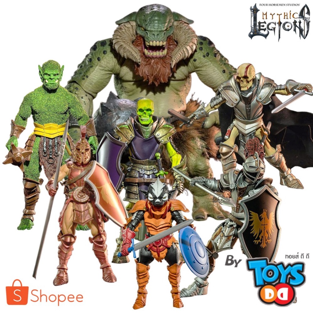 Mythic Legions All-Stars Wave (Tibius, Vitus, Sir Owain
