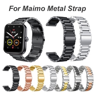ภาพหน้าปกสินค้าสายนาฬิกาข้อมือ สายสแตนเลส โลหะ สําหรับ Maimo Watch ที่เกี่ยวข้อง