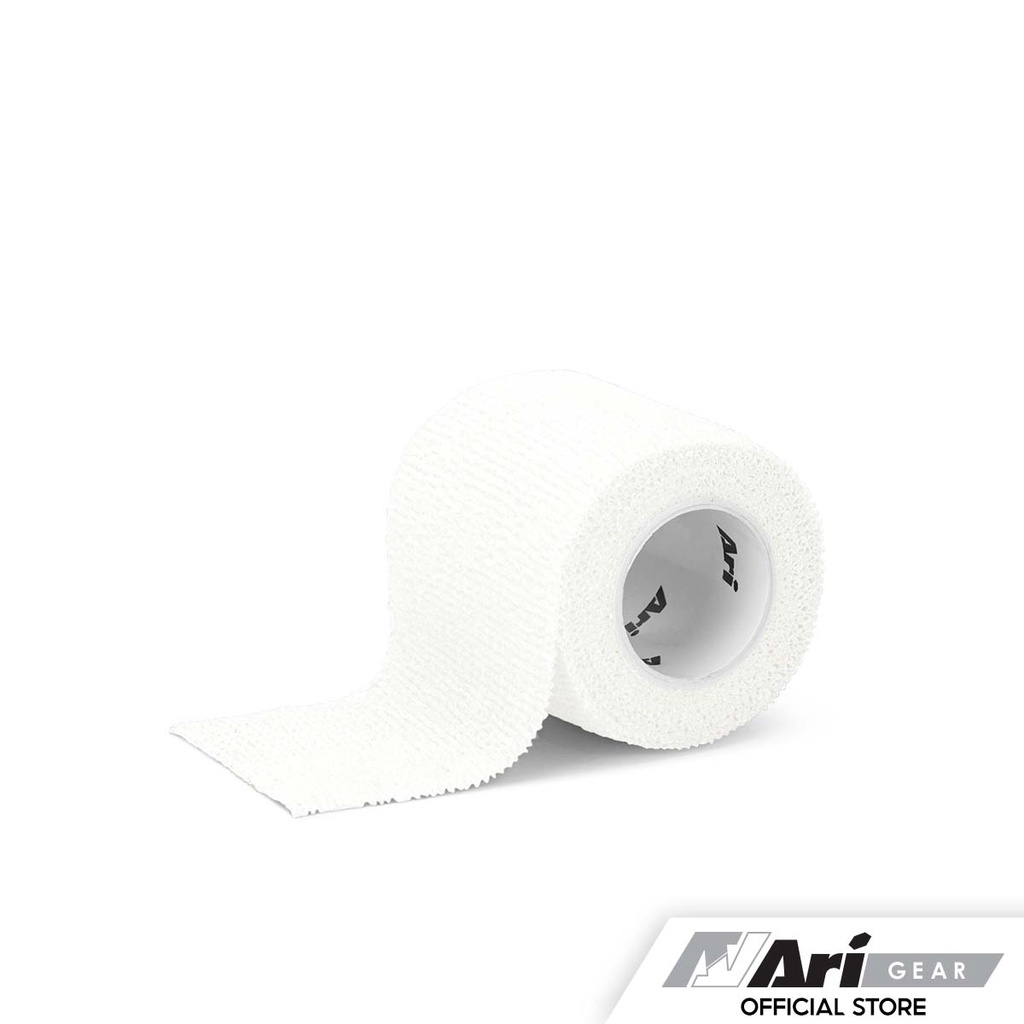 ari-cohesive-sports-tape-white-เทปผ้าล็อค-อาริ-2-นิ้ว-สีขาว