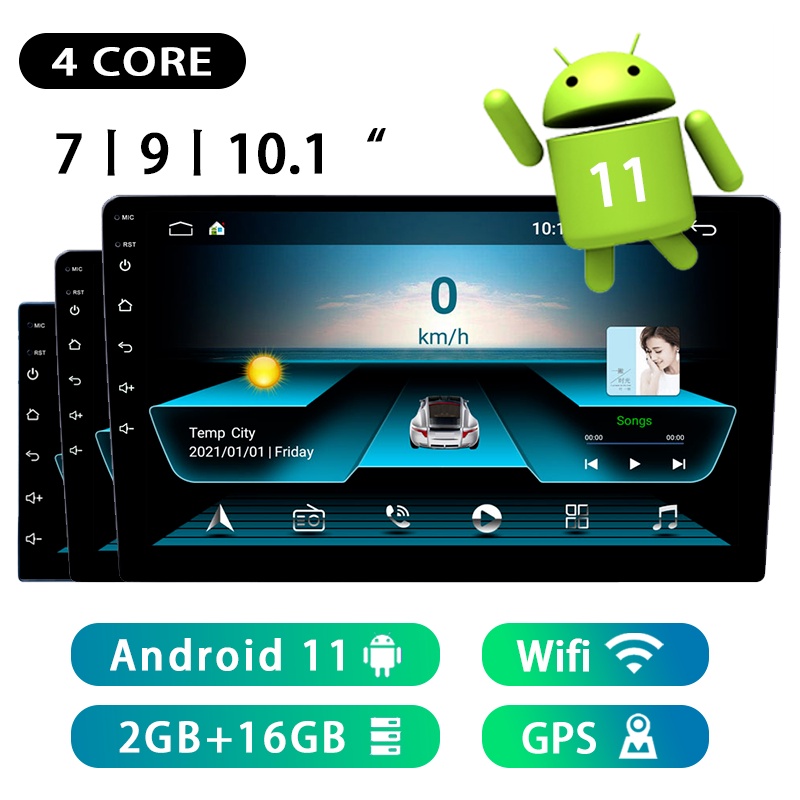 จอแอนดรอยด์ติดรถยนต์-จอแอนดรอยด์-7-นิ้ว-9นิ้ว-10นิ้ว-android-ram-2g-rom-16g-cpu-4core-จอแอนดรอยติดรถยนต์-android-12-fm-wifi-gps-bluetooth