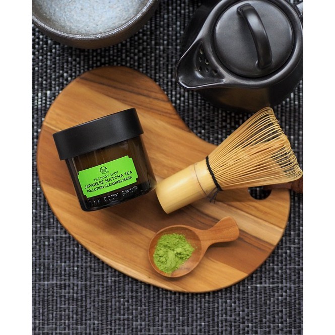 The Body Shop Japanese Matcha Tea Pollution Clearing Mask 75ml Shopee