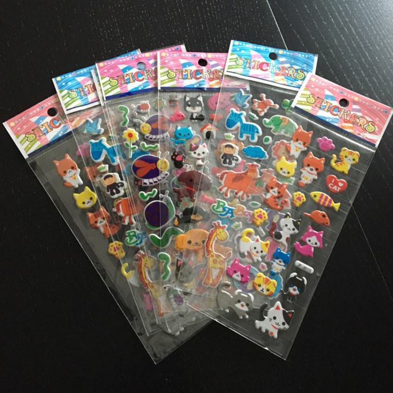 10pcs-lot-stickers-3d-bubble-animals-sticker-snowboard-laptop-sticker-educational-toys