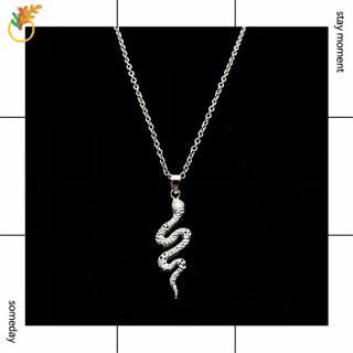 สินค้า 【COD Tangding】Snake Shape Necklace Korea New Fashion Cool Boy Girl Accessory Jewelry Pendant