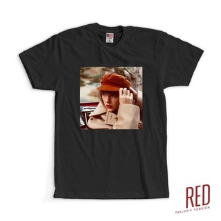 ราคาต่ำสุด!!เสื้อยืดสีแดง Taylor Swift Version hBEQS-3XL
