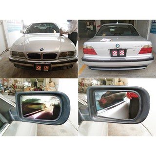 เลนส์กระจกมองข้าง สำหรับ BMW S7 รหัสตัวถัง E38 730i 740i 750i  ปี94-01 ด้านซ้าย+ขวา  กระจกไม่หลอกตา