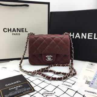 กระเป๋า Chanel Classic7 Original leather1:1 หนังแท้พร้อมส่งค่ะ