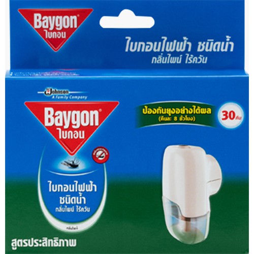 เครื่องไล่ยุงไฟฟ้าชนิดน้ำbaygon-30คืน