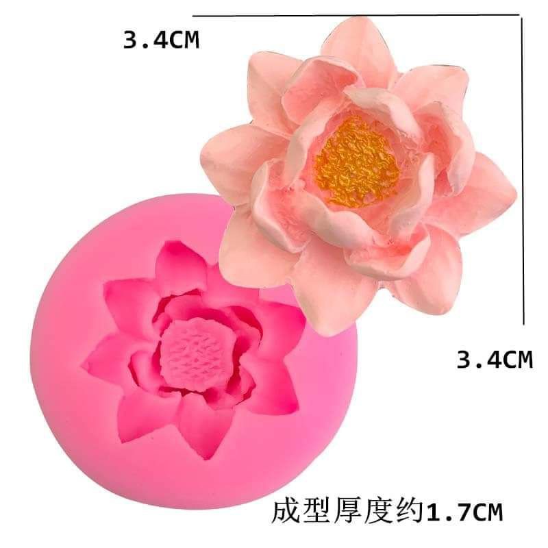 พร้อมส่ง-ฟองดองดอกบัว-พิมพ์วุ้น-พิมพ์ซิลิโคน