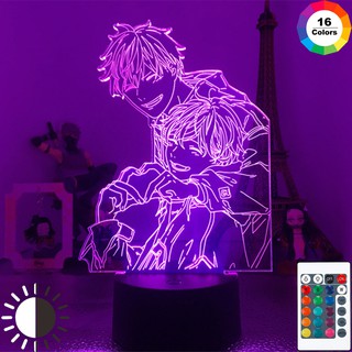 อะคริลิค 3d โคมไฟ BL อะนิเมะ GIVEN สำหรับตกแต่งห้องนอนที่มีสีสัน Nightlight BL โคมไฟตั้งโต๊ะ GIVEN Led Night Light Dropshipping