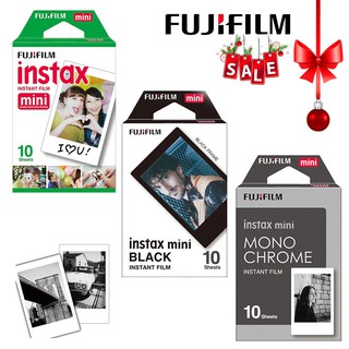 สินค้า Fujifilm Instax Monochrome + Black + White Film 30 Photos Fuji Mini Instant Film