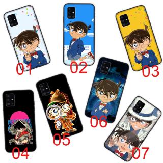 เคสโทรศัพท์มือถือลายนักสืบโคนันสําหรับ Samsung Galaxy A 11 A 21 A 41 A 51 A 71 A 81 A 91