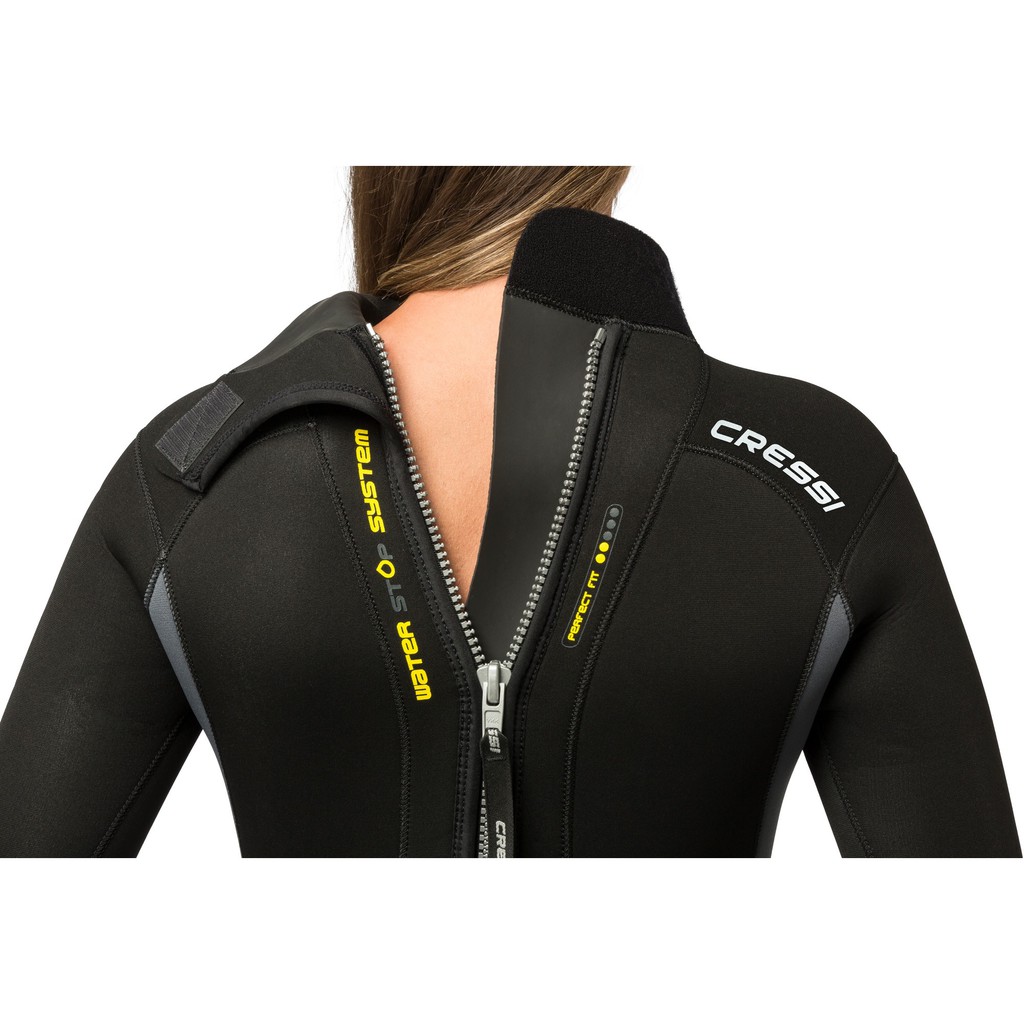 เว็ทสูทดำน้ำ-ผู้หญิง-อุปกรณ์ดำน้ำ-cressi-fast-lady-wetsuit-5mm