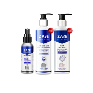 โปรโมชั่น : Zane Hair Tonic Plus 275ml 1กล่องฟรี ZANE Micellar Shampoo200ml 1 ZANE Treatment 200ml 1ผ้าคลุมผมนาโน 1 ผืน