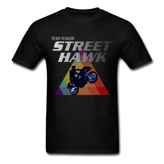 Wanyg เสื้อยืดแขนสั้น พิมพ์ลาย Streethawk 80S สไตล์เรโทร คลาสสิก ของขวัญวันพ่อ สําหรับผู้ชายสามารถปรับแต่งได้