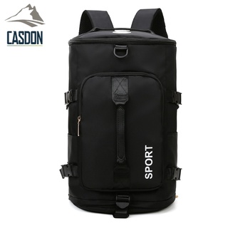 CASDON-กระเป๋าเดินทาง กระเป๋าฟิตเนส มีช่องใส่รองเท้า สะพายข้าง เป้ QX-50