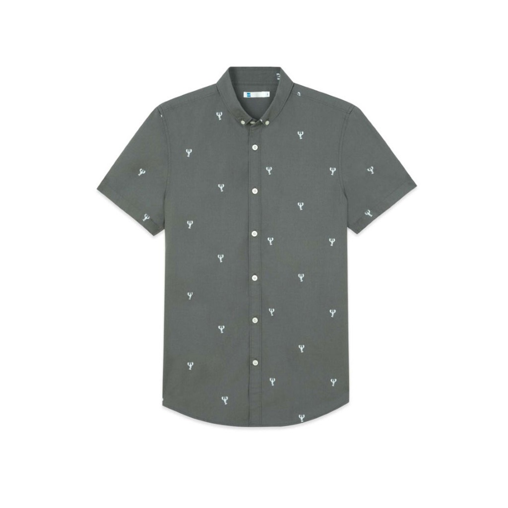 ภาพหน้าปกสินค้าAIIZ (เอ ทู แซด) - เสื้อเชิ้ตแขนสั้นผ้าพิมพ์ลาย Printed Short Sleeve Shirts